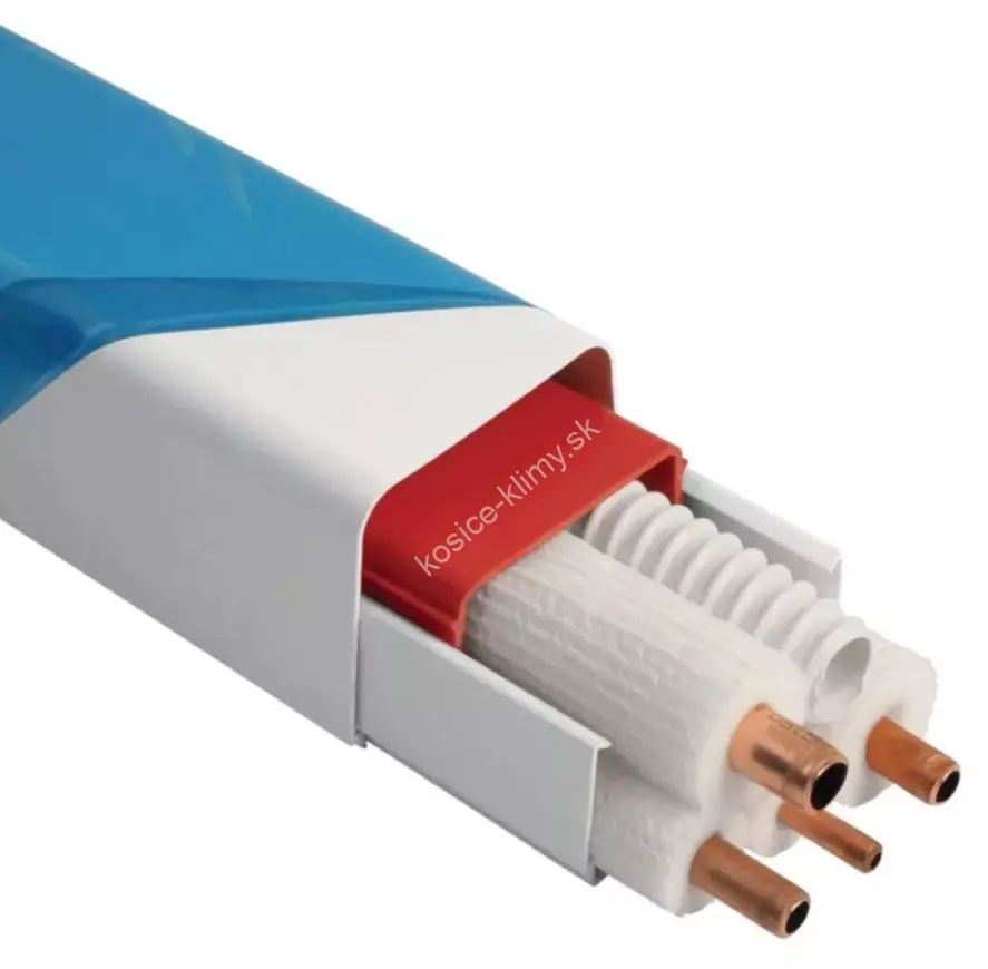 PVC žľab s ochrannou fóliou - 2m