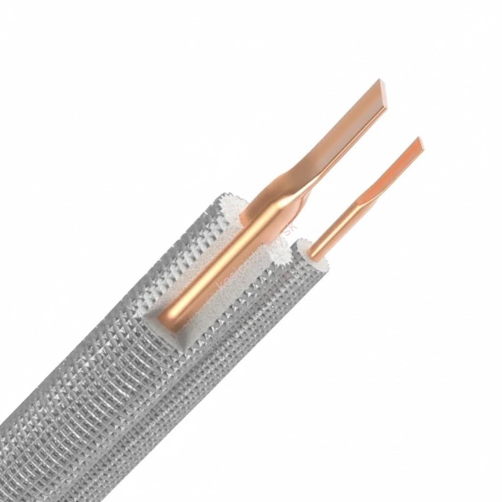 UV stabilné medené potrubie 1/4+3/8 x 0,8mm