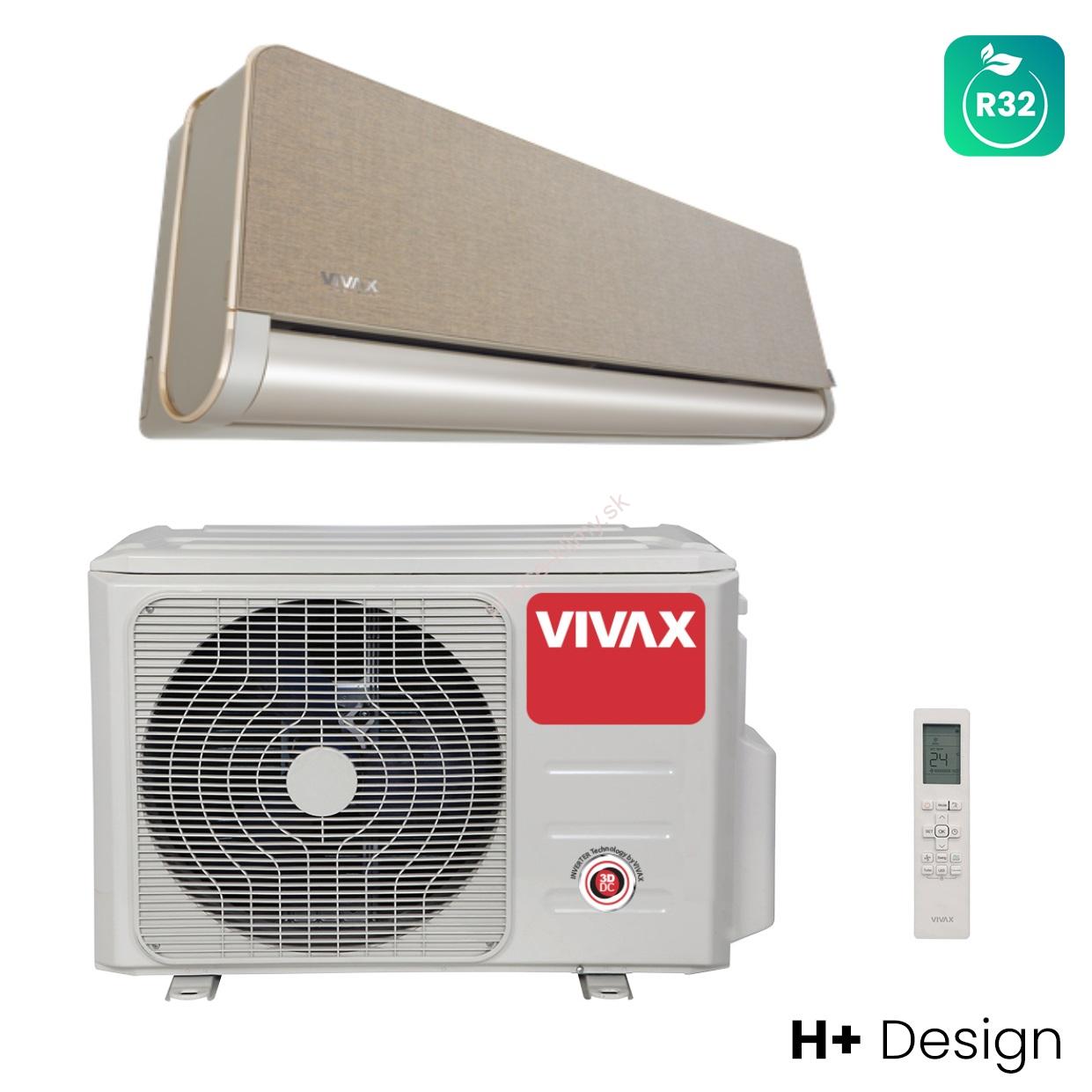 Set nástennej klimatizácie VIVAX H+ ACP-12CH35AEHI gold - 3,5kW