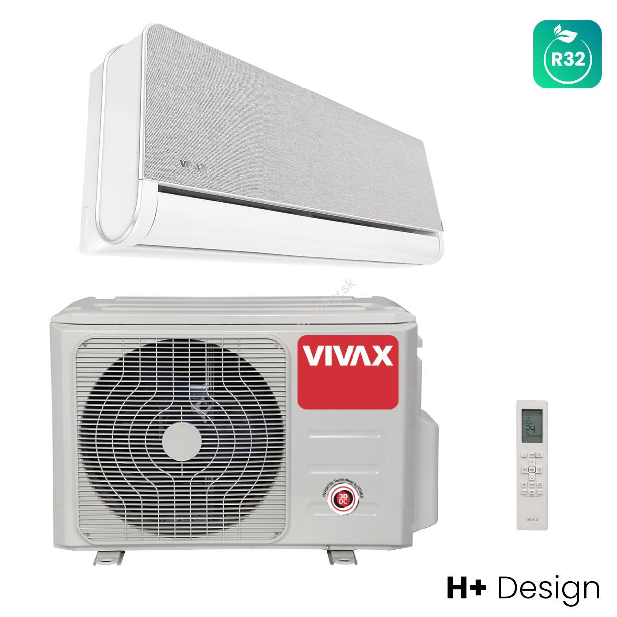 Set nástennej klimatizácie VIVAX H+ ACP-12CH35AEHI silver - 3,5kW