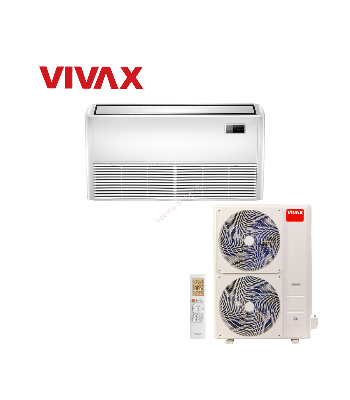 Set parapetno-podstropnej klimatizácie VIVAX ACP-55CF160AERI+ R32